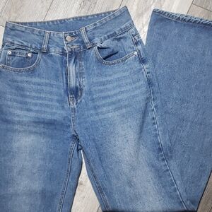 Shein | Bell Bottom, Flair, Blue Jeans Size Medium